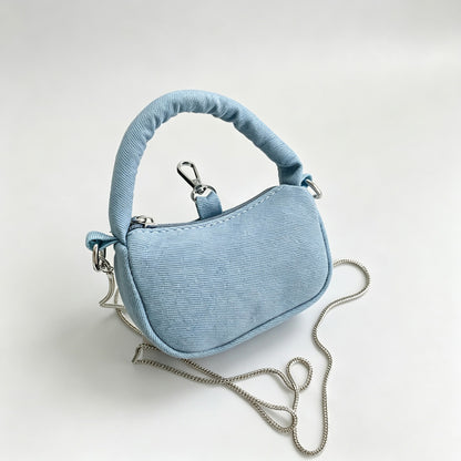 Mini Canvas Handle Crossbody Bag