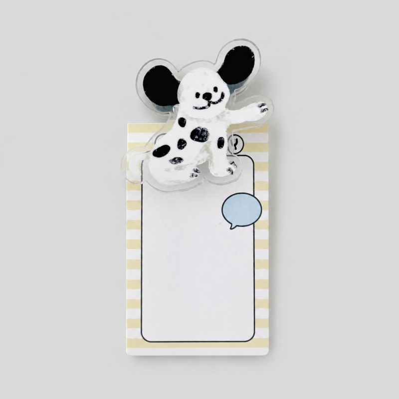 Transparent Dog Pattern Holding Clip