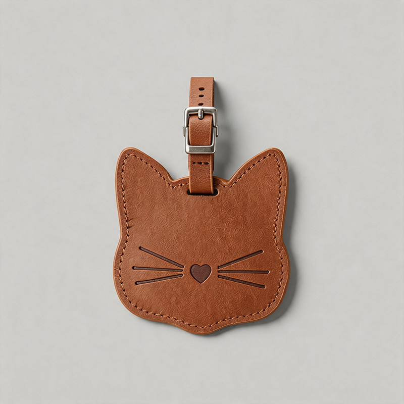 Cat Face Luggage Tag Suitcase - Shopdayla Wholesale - #5426