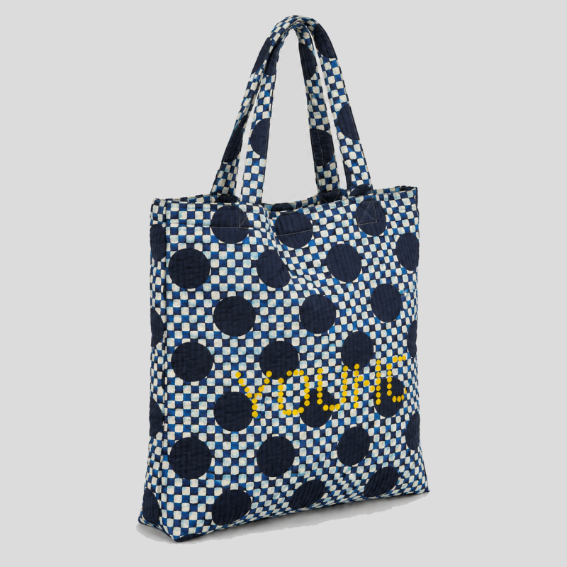 Polka Dot Tote Handle Bag