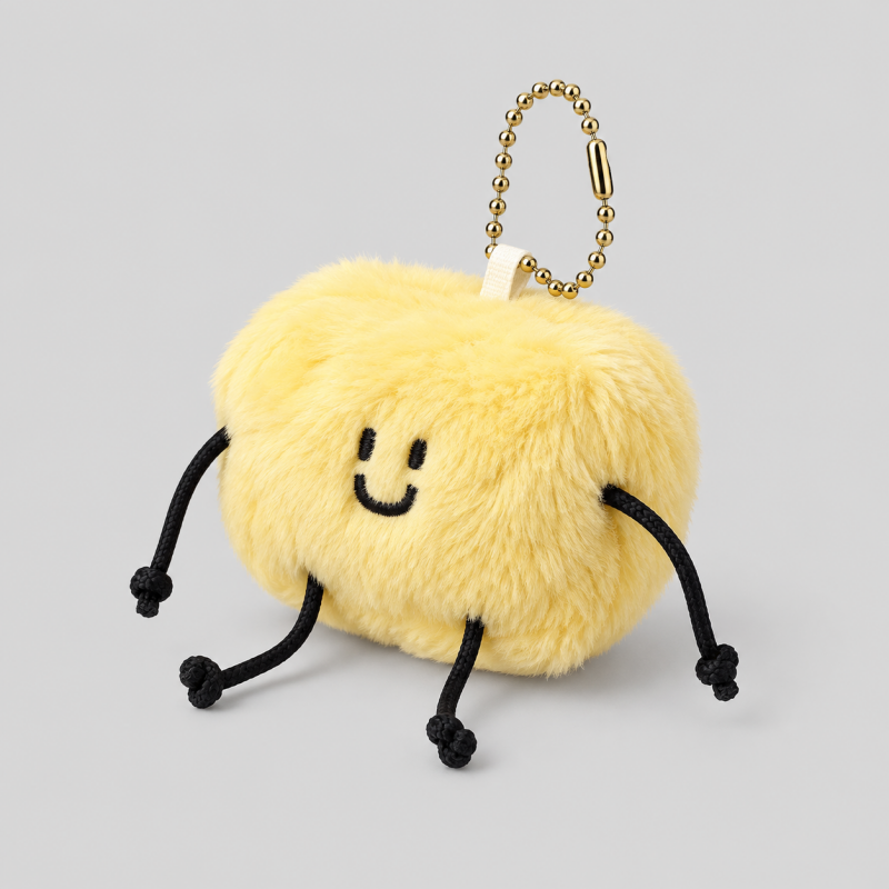 Funny Butter Soft Keychain Bag Charms