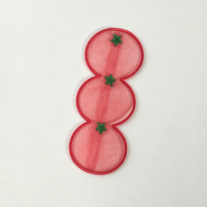 Transparent Embroidery Mesh Bookmarks