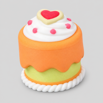 3D Printed Cake Clicker Keychain