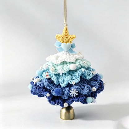 Snowy Christmas Tree Hanger Charm