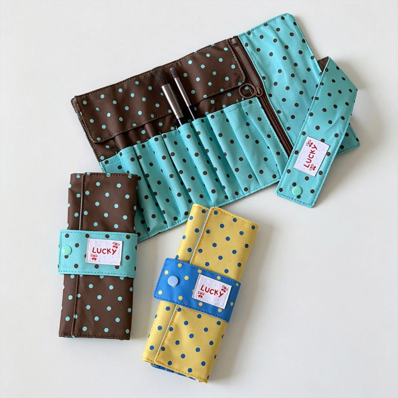 Polka Dots Makeup Storage Pouch