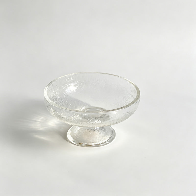 Footed Glass Dessert Bowl