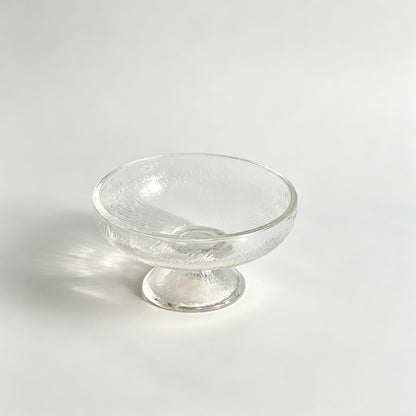 Footed Glass Dessert Bowl