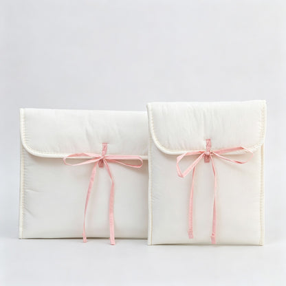 Bow‑Tie Flap Laptop Sleeve