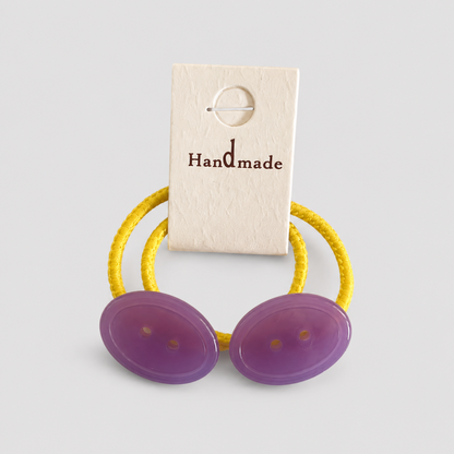 Mini Button Set Hair Tie