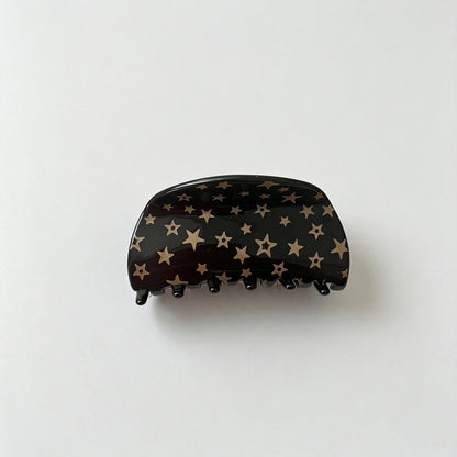 Star Print Acrylic Hair Claw