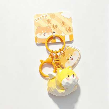 Winged Animal Figure Keychain