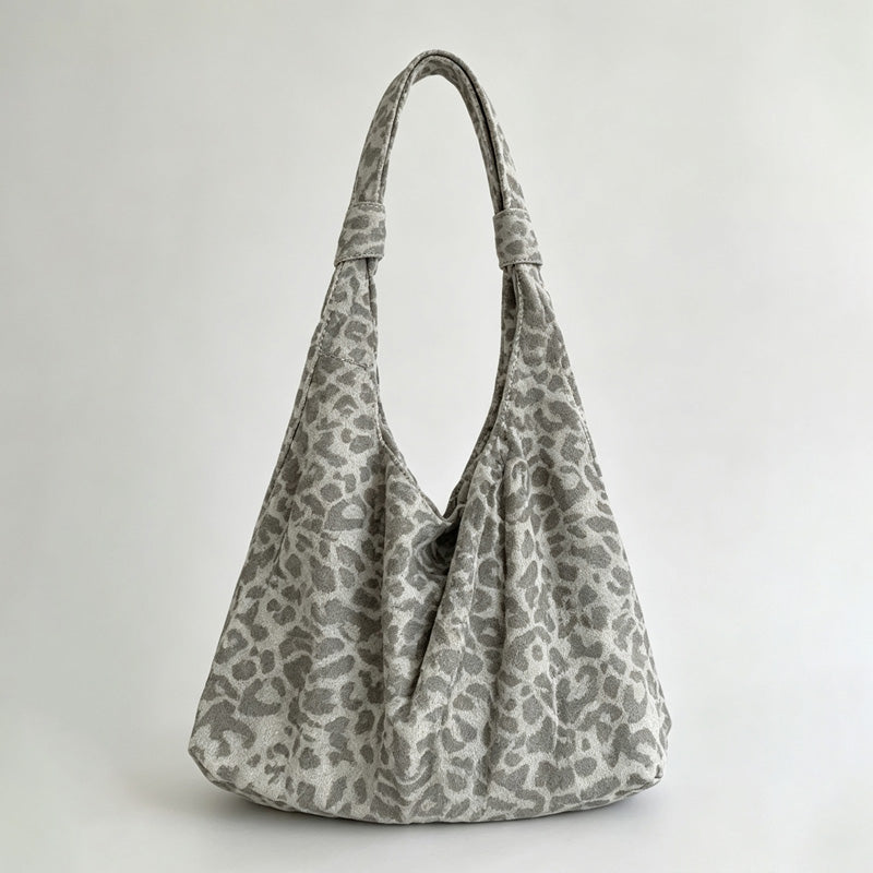 Leopard Print Market Tote