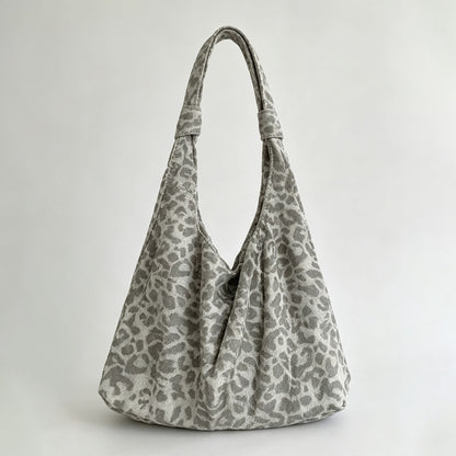 Leopard Print Market Tote
