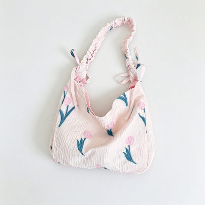 Bird Print Shoulder Bag