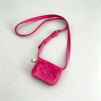 Mini Suede Crossbody Bag