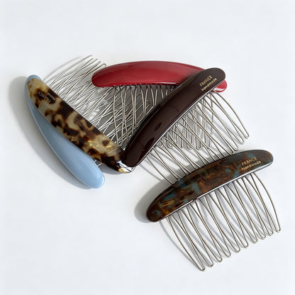 Oval Hair Insert Comb with Teeth