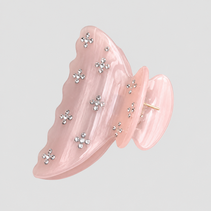 Starry Rhinestone Acetate Claw Clip