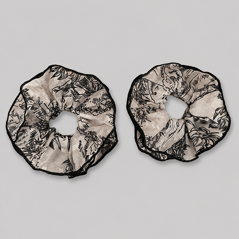 Ink Floral Print Oversized Ruf - Shopdayla Wholesale - #4322