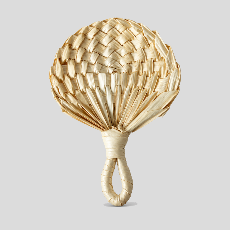 Heart Woven Palm Bag Charm