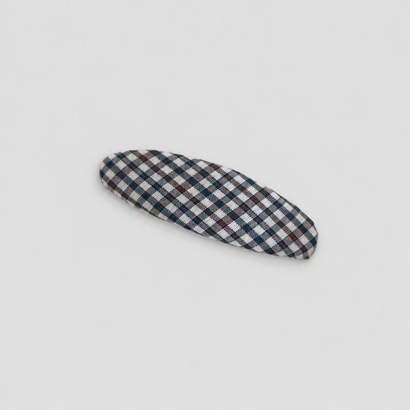 Vintage Floral Plaid Oval Snap - Shopdayla Wholesale - #2146