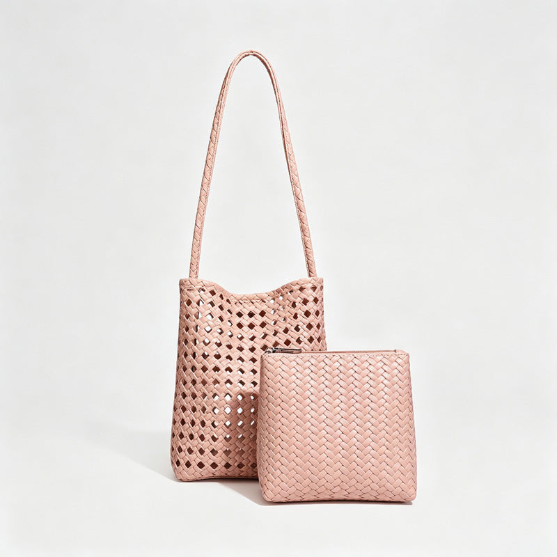 Hollow Woven Shoulder Bag
