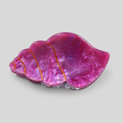 Seashell Pearlescent Hair Claw Clip