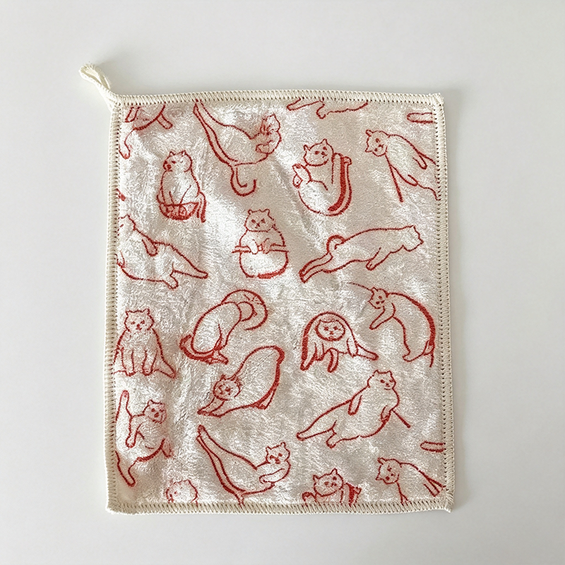 Cat Pattern Dish Cloth