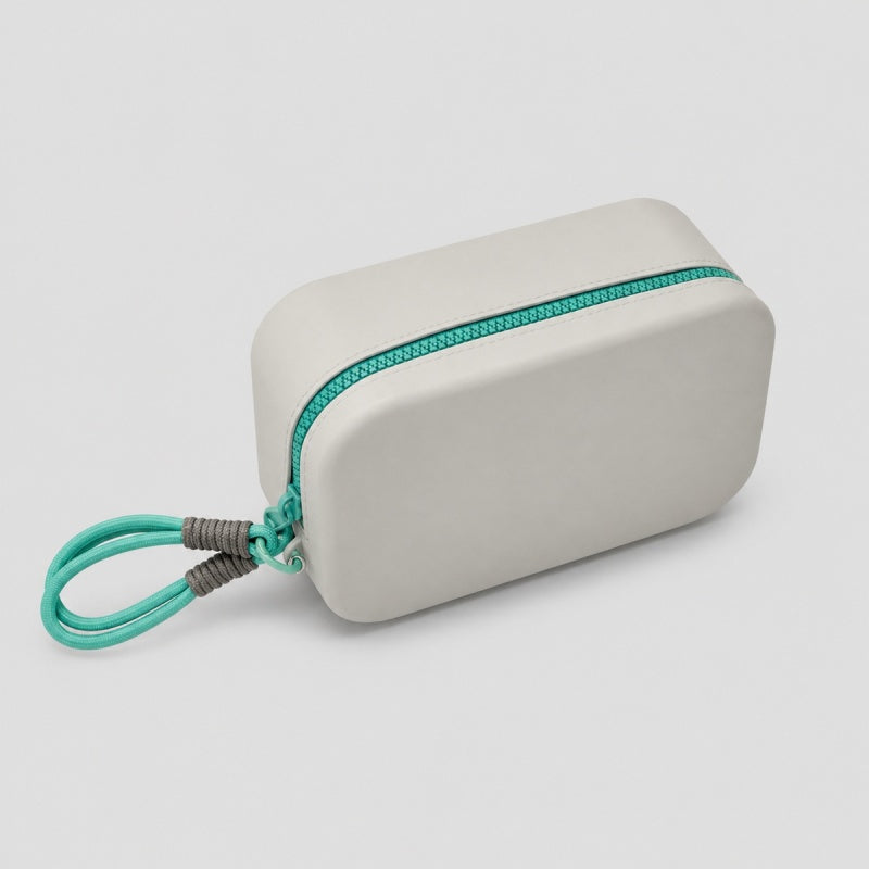 Color Block Hard Zip Case