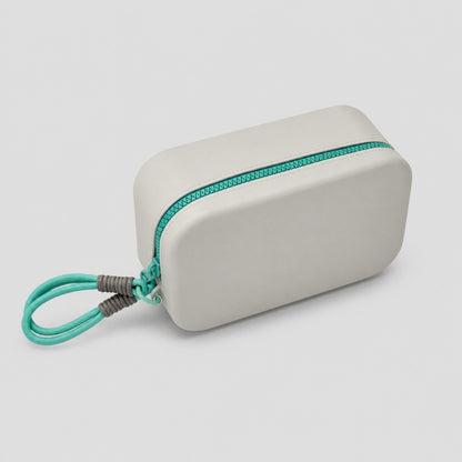 Color Block Hard Zip Case