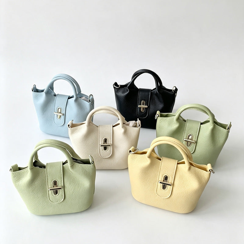 Turn Lock Mini Handbag