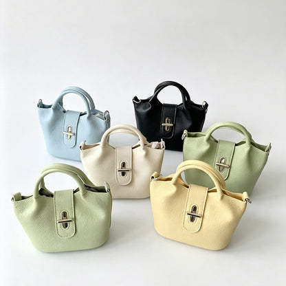 Turn Lock Mini Handbag
