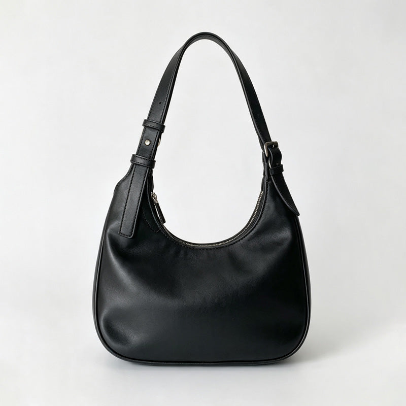Rounded Loop Hobo Bag