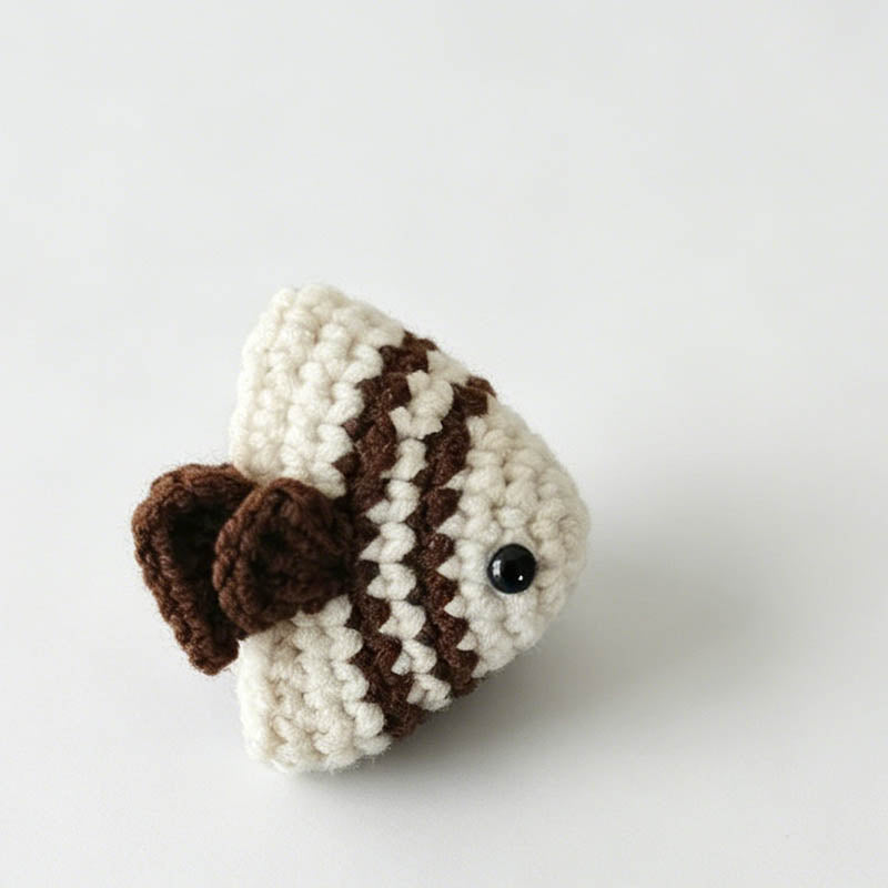 Crochet Fish Brooch
