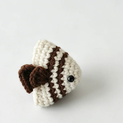 Crochet Fish Brooch