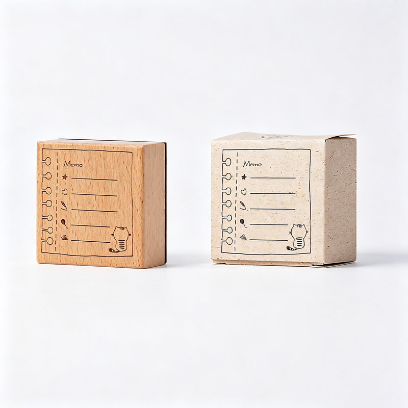 Cat Planner Wood Stamps