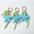 Tropical Starfish Beaded Keych - Shopdayla Wholesale - #8834