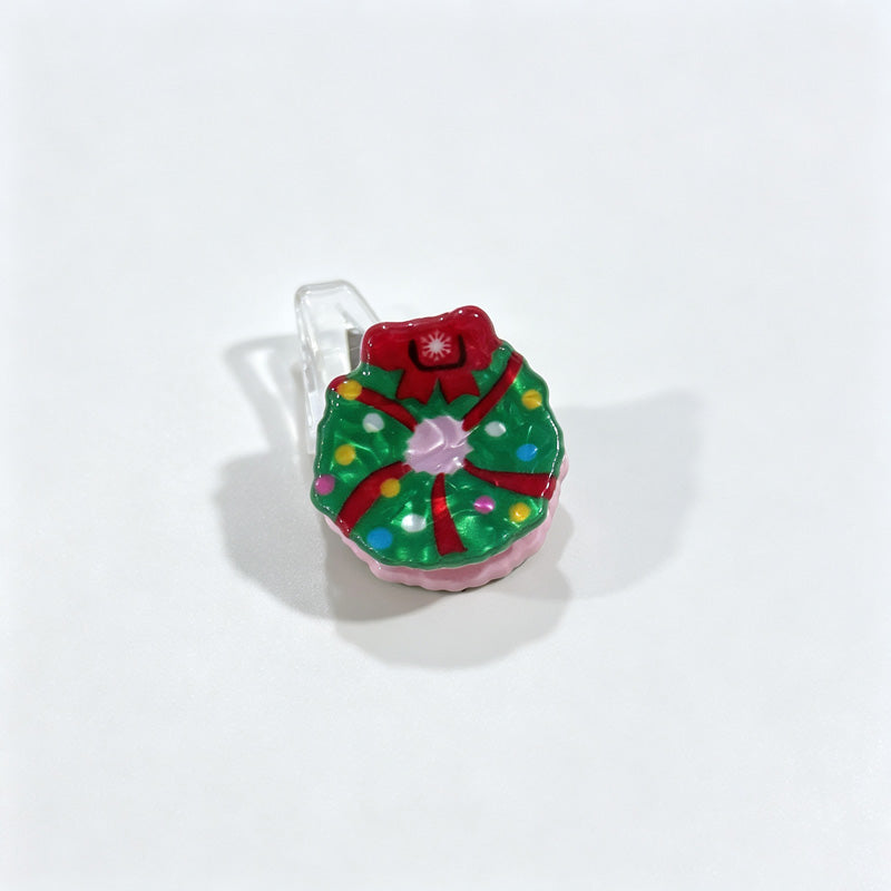 Snowman Tree Hair Clip