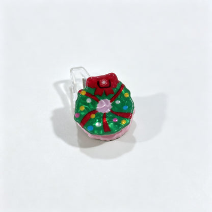 Snowman Tree Hair Clip