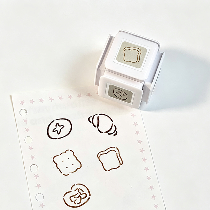 Six‑Sided Rotatable Light‑Sensitive Stamp