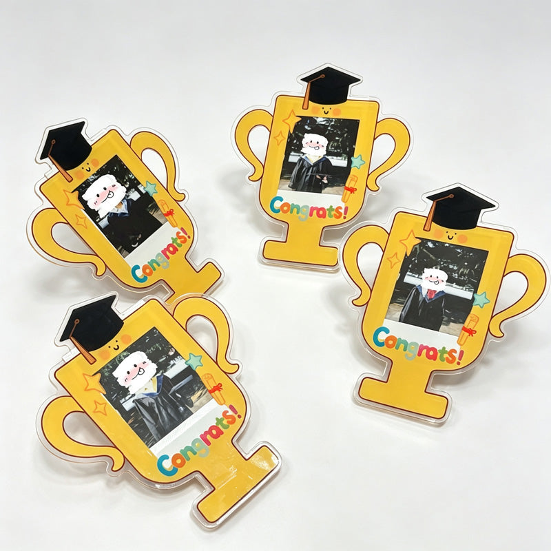 Trophy‑Shaped Acrylic Photo Frame