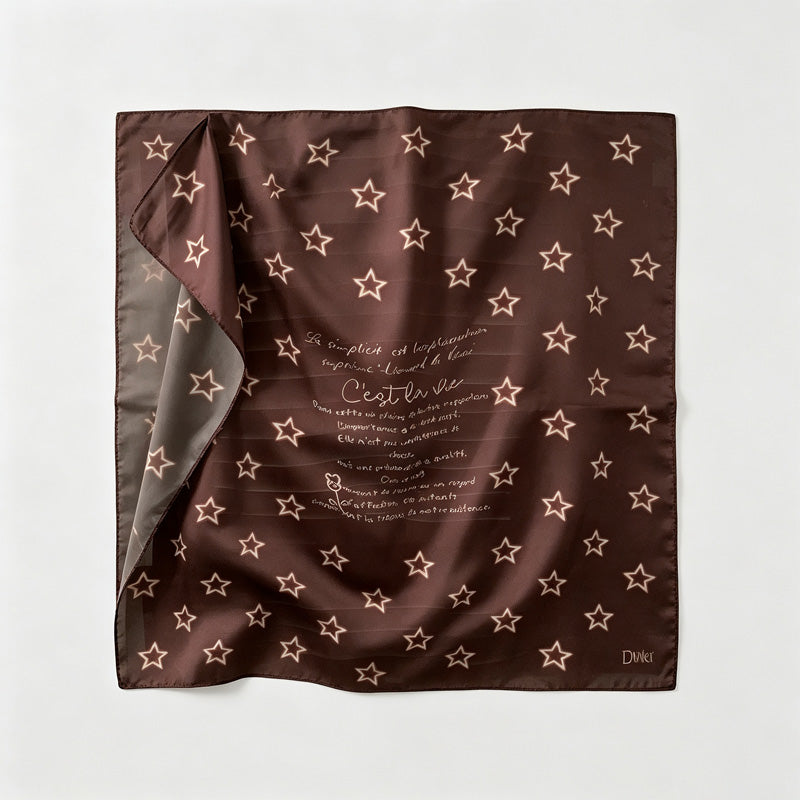 Print Square Head Neck Scarves