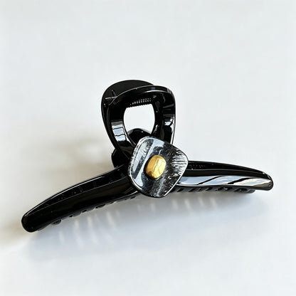 Gold Metal Bead Hair Claw