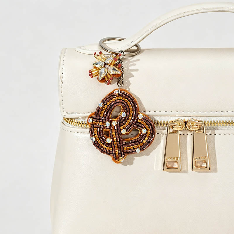 Rhinestone Beaded Letter Geome - Shopdayla Wholesale - #5410