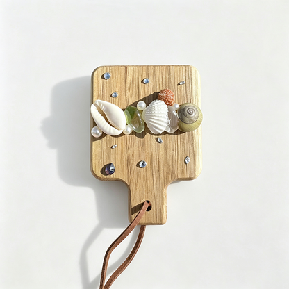 Wooden Shell Starfish Fridge Magnet Bottle Opener