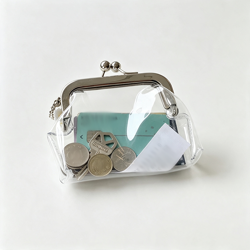 Clear Kiss Lock Pouch