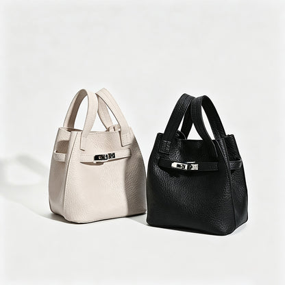 Buckle Tote Handle Bag