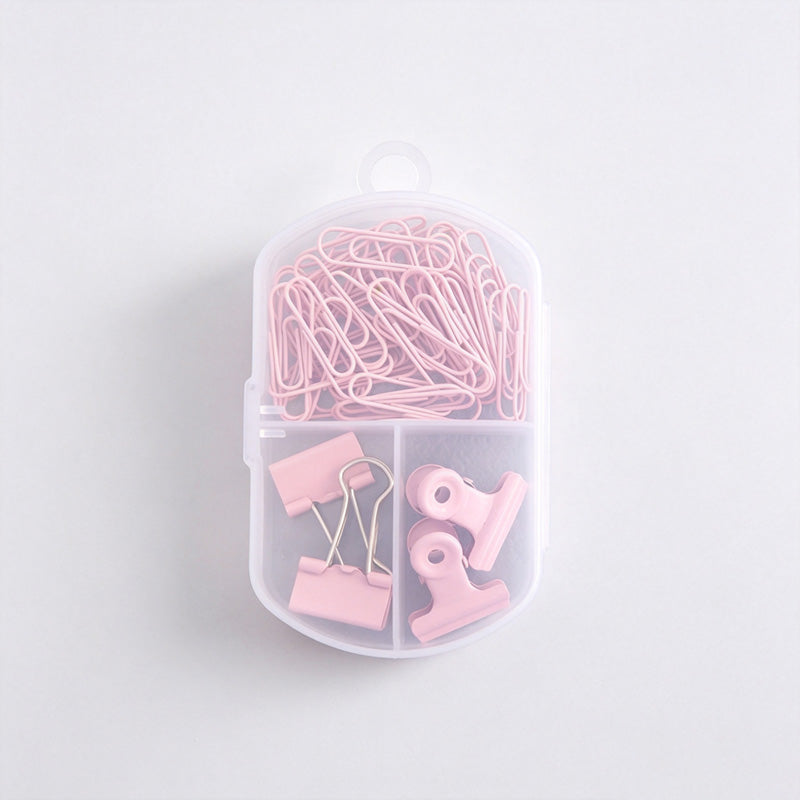 Solid Color Paper Clip Set