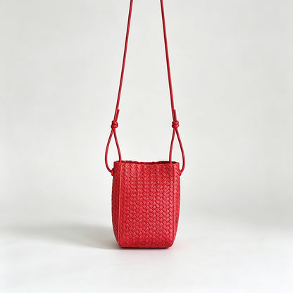 Woven Phone Divider Crossbody