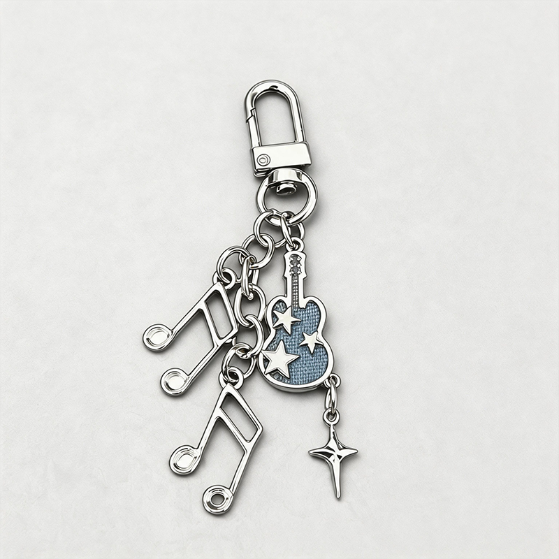 Music Note Guitar Keychain Pho - Shopdayla Wholesale - #8082