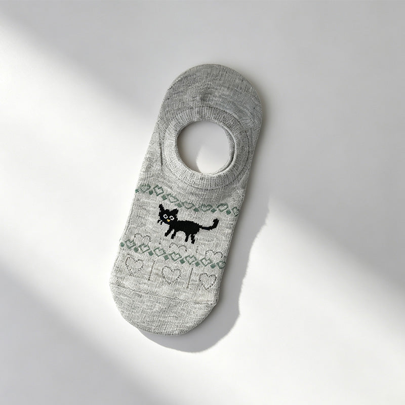 Animal No-Show Socks